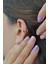Sacce Scarves&Accessories 14K Gold Renk Zirkon Taşlı Halka Tragus Helix Kıkırdak Piercing 4