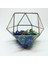 Geometrik Vitray Cam Fanus Teraryum Saksı 1