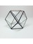 Geometrik Vitray Cam Fanus Teraryum Saksı 5