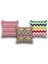 Çift Taraflı 3 Lü Set Etnik Desen Dijital Baskılı Kırlent Kılıfı 50 x 50 1