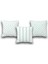 Çift Taraflı 3 Lü Set Mint Geometri Desen Dijital Baskılı Kırlent Kılıfı 43 x 43 1