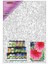 Numaralı Tuval Kompozit Boyama ANTB0004 "çiçek" 35 x 50 cm 2