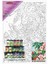Numaralı Tuval Kompozit Boyama ANTB0002 "bahçe" 35 x 50 cm 5