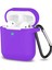 Airpods Silikon Kılıf Yumuşak 360 1 ve 2 Nesil Mor 1