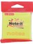 Yapışkanlı Not Kağıdı 75X75 mm 100 Yaprak Sarı 1