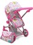 Oyuncak Bebek Arabası Pink Rose 7
