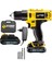 Power Tools 32 Volt 5.0 Amper Çift Akülü 5 Parça Uç Setli Şarjlı Vidalama Matkap 1