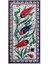 10x20 Cm ED 216 Kobalt Üç lale El dekoru Çini Karo 1