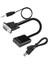 Ses Destekli VGA To HDMI Kablo 1