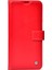 Caseworld General Mobile GM21 Deri Deluxe Kapaklı Cüzdanlı Kılıf - Kırmızı 1