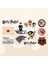 Dizi Film Karakter Tasarımlı Karışık Renkli 10'lu Stickers Çıkartma PYTKSTK02 1