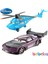 Cars Arabalar Helikopter Dinoco Chopper ve Boost Die-Cast Arabalar 2