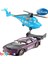 Cars Arabalar Helikopter Dinoco Chopper ve Boost Die-Cast Arabalar 3