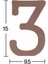 Ahşap 3 Rakamı 18MM H36 1