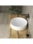 Siena 43 cm Tezgah Üstü Oval Lavabo Beyaz 2