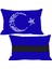 Toyota Urban Cruiser Oto Uyumlu Koltuk Boyun Yastığı Bayrak Logolu Lacivert Yastık 1