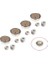 Fırın Setüstü Ocak Düğme No 18 Inox Set (4 Adet) 2