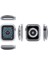 Apple Watch Uyumlu Series 3 4 5 6 38MM Kordon Önü Arkası Açık Renkli Silikon Renksiz 2