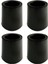 21 mm Pvc Sandalye Profil Ayak Pabucu Sessiz Yumuşak (4 Adet) 1
