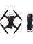 Djı Spark Su Geçirmez Premium Pvc Sticker Çıkartma Black Angle 1