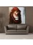 Kahverengi Aslan 130X130CM 2