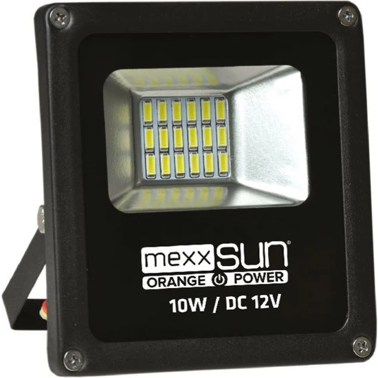 Mexxsun 12 Volt 10 Watt LED Projektör (Hazır Sistem--Kablolu) 2 Yıl Garantili