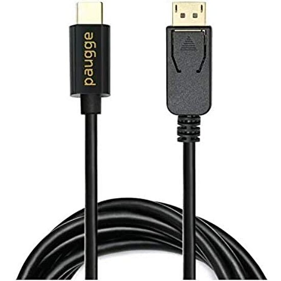 Paugge USB C To Displayport Kablo - Dp 1.4 Thunderbolt3, Hdr 8k 60Hz 4K 120Hz 4K 60Hz 2k 240Hz Full Hd 240Hz (CDP14-PRO)