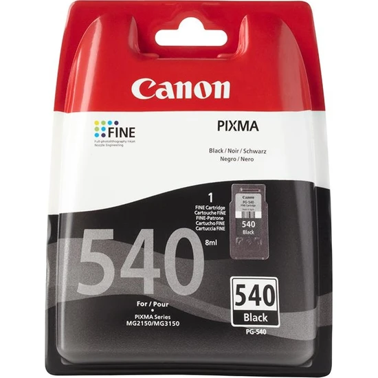 Canon PG-540 Orijinal Siyah Mürekkep Kartuşu