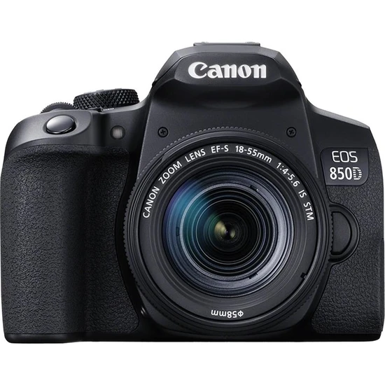 Canon EOS 850D + EF-S 18-55mm f/4-5.6 IS STM Fotoğraf Makinesi (Canon Eurasia Garantili)