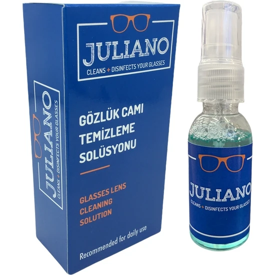 Juliano Gözlük Temizleme Antistatik Solusyon Sprey Set