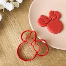 Cestopieno Minnie Mouse Kurabiye Kalıbı (Kırmızı)