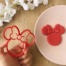 Cestopieno Minnie Mouse Kurabiye Kalıbı (Kırmızı)
