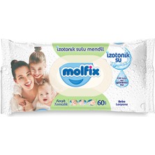 Fe Molfix Izotonik Sulu Ferah Temizlik Islak Havlu Mendil 60LI