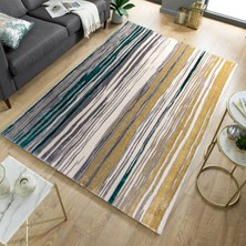 Payidar Halı Elit HE623 Gold / Yeşil 80X150 cm Modern Dokuma Halı
