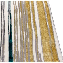 Payidar Halı Elit HE623 Gold / Yeşil 80X150 cm Modern Dokuma Halı