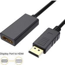 Boblov Displayport To HDMI Çevirici Adaptör Display To HDMI Converter