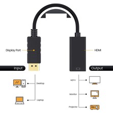 Boblov Displayport To HDMI Çevirici Adaptör Display To HDMI Converter