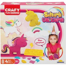 Crafy Sihirli Unicorn Oyun Hamuru Seti 200gr 11 Parça