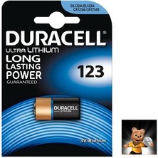 Duracell Pil Ultra Photo Lityum 123 3V Duracell