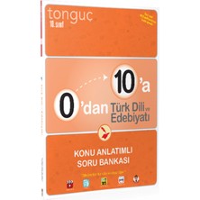 Tonguç Akademi Tonguç 10. Sınıf Sözel Konu Anlatımlı Soru Bankası Seti Kraft Defter