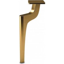 Lyon Dekoratif Mobilya ve Koltuk Ayağı Parlak Altın 14 cm