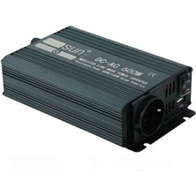 Mexxsun 600 Watt 12 Volt Inverter (2 Yıl Garantili)=