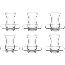 Lav Çay Seti 12 Prç. Çay Takımı Seti 6 Çay Bardağı + 6 Çay Tabağı