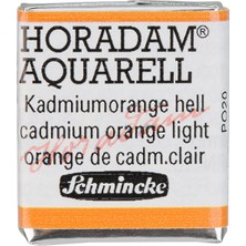 Schmincke Horadam Yarım Tablet Sulu Boya Cadmium Orange Light