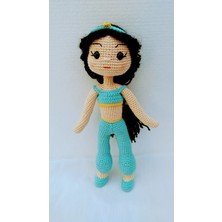 Oyuncak Park Prenses Jasmine Bebek Amigurumi Oyuncak