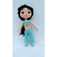 Oyuncak Park Prenses Jasmine Bebek Amigurumi Oyuncak