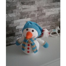 Şapkalı Kardan Adam Amigurumi Oyuncak