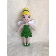 Oyuncak Park Tinkerbell Bebek Amigurumi Organik Oyuncak