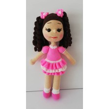 Oyuncak Park Sevimli Pembiş Bebek Amigurumi Oyuncak