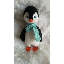 Şirin Penguen Amigurumi Oyuncak